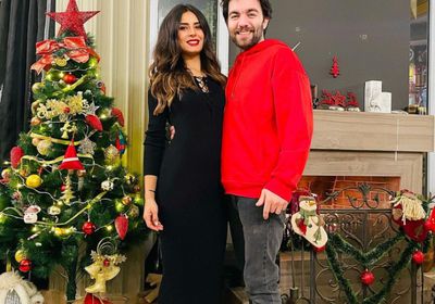 بالصور.. شريف رمزي وريهام أيمن يحتفلان بالكريسماس