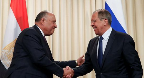  وزير الخارجية المصري ونظيره الروسي يبحثان القضايا والملفات الإقليمية المشتركة