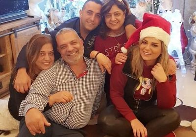 مادلين مطر تحتفل مع أسرتها بالكريسماس (صور)