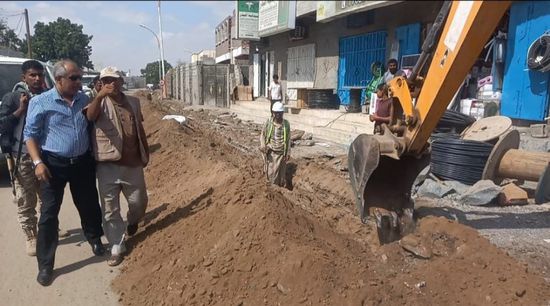 انطلاق مشروع إعادة تأهيل شبكة مياه بئر أحمد