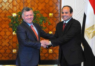  الرئيس المصري والعاهل الأردني يبحثان الأوضاع الإقليمية وتعزيز التعاون