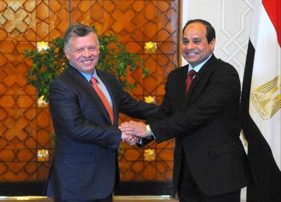  الرئيس المصري والعاهل الأردني يبحثان الأوضاع الإقليمية وتعزيز التعاون