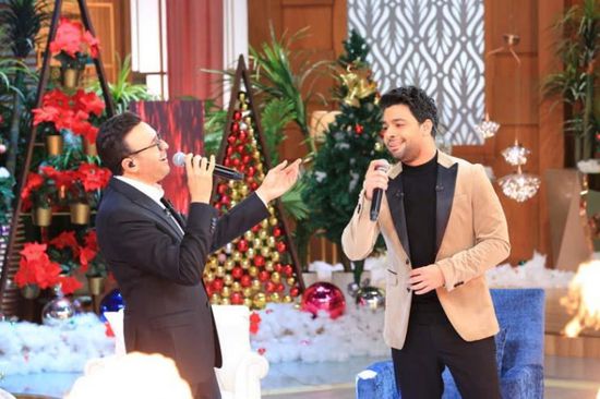 صابر الرباعي وأحمد جمال يحتفلان برأس السنة بهذه الطريقة (فيديو)