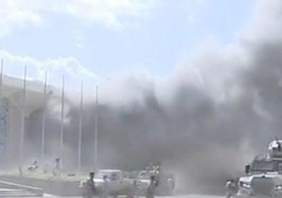 سقوط شهداء في انفجارات مطار عدن