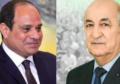 الرئيس المصري يهنئ نظيره الجزائري بعد تعافيه من كورونا