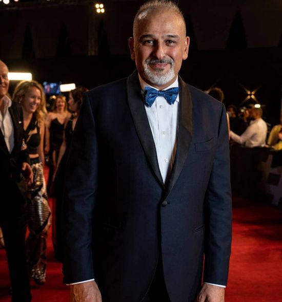 بعد دفنه.. جمال سليمان يودع صديقه حاتم علي