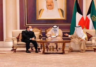 أمير الكويت يبعث رسالة خطية للرئيس المصري