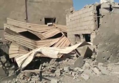 فيديو يوثّق أضرار القصف الحوثي لأحياء المنظر