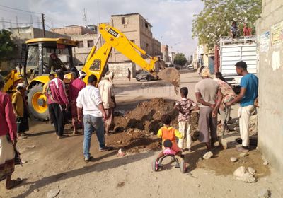 توسعة أنبوب تصريف مجاري جعار