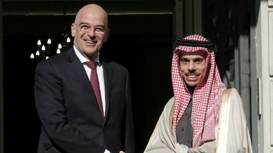  وزيرا خارجية السعودية واليونان يبحثان العلاقات الثنائية