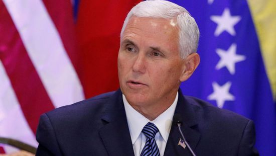 &rlm;"بنس" يدين أعمال العنف والشغب التي استهدفت الكونجرس