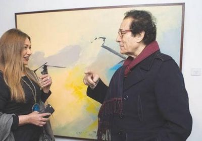 "الفنان العزيز والصديق الراقي".. ليلى علوي تهنئ فاروق حسني بعيد ميلاده