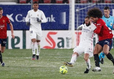 الريال يسقط في فخ التعادل السلبي أمام أوساسونا بالدوري الإسباني