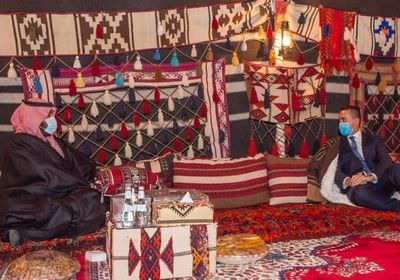 بن سلمان يلتقي وزير الخارجية الإيطالي