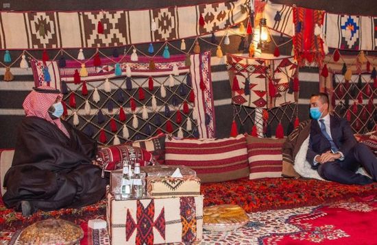 بن سلمان يلتقي وزير الخارجية الإيطالي