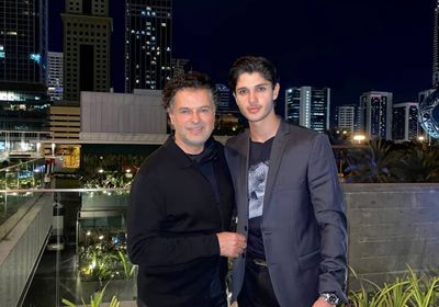 راغب علامي يحتفل بعيد ميلاد نجله (صور)