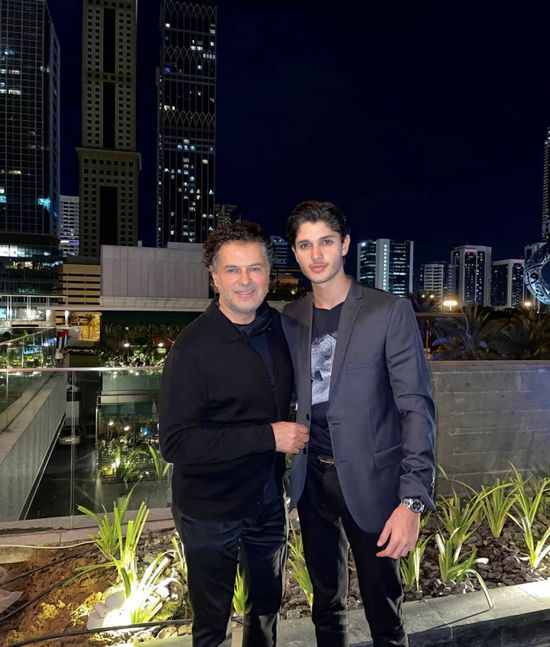 راغب علامي يحتفل بعيد ميلاد نجله (صور)