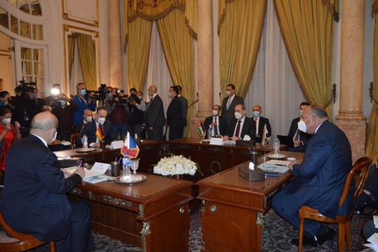 وزراء خارجية مصر وفرنسا وألمانيا والأردن يتشاورون  بشأن سبل دفع السلام في الشرق الأوسط