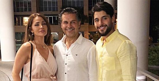 راغب علامة وزوجته يحتفلان بعيد ميلاد نجلهما "لؤي"