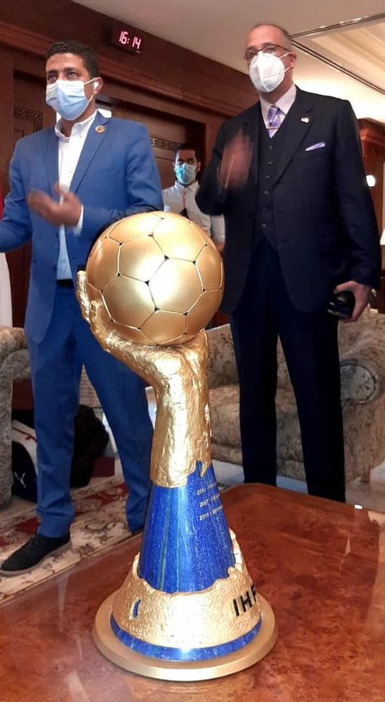 القاهرة تستقبل نسخة كأس العالم لكرة اليد برفقة منتخب الدنمارك