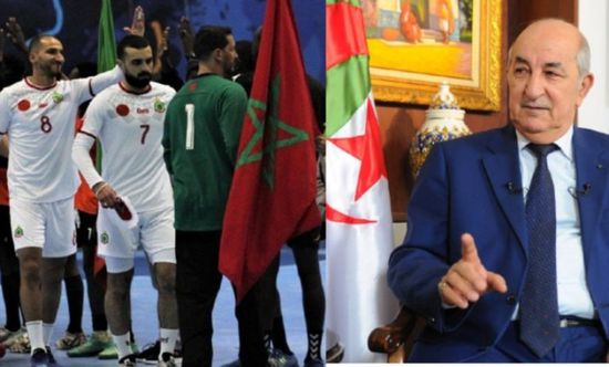 الرئيس الجزائري يحفز منتخب بلاده لكرة اليد قبل مواجهة المغرب