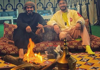 سعد لمجرد يشكر الشيخ محمد بن سلطان بعد استقباله في الإمارات