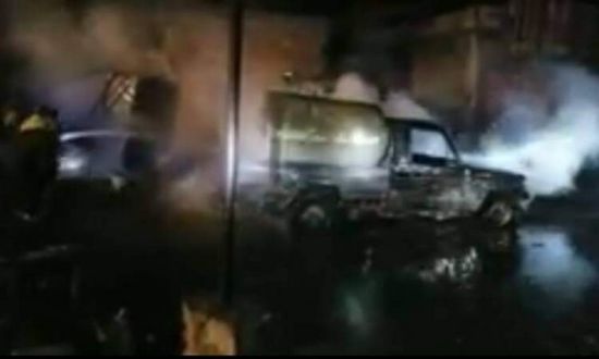 اندلاع حريق هائل في محطة وقود بصنعاء