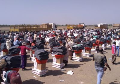 30 ألف مستفيد من مساعدات "الصليب الأحمر" ببيت الفقيه