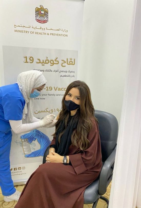 ميساء مغربي توجه رسالة شكر للإمارات بعد تلقيها لقاح كورونا