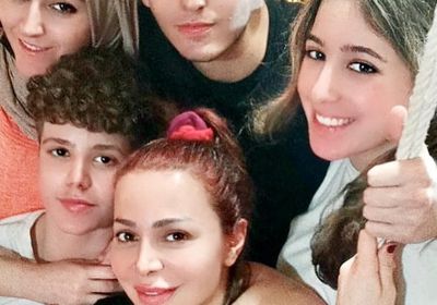 قبل سفرهم.. سوزان نجم الدين تودع أولادها برسالة مؤثرة