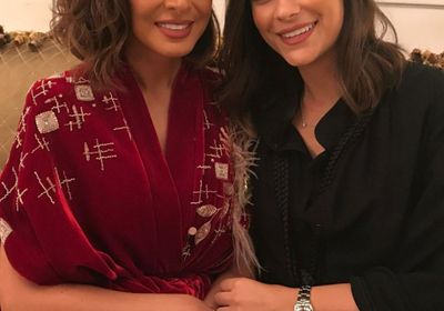 "الأخت والسند".. راندا رياض تحتفل بعيد ميلاد أنغام