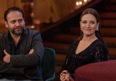 أول ظهور إعلامي لـ ريهام عبد الغفور مع زوجها