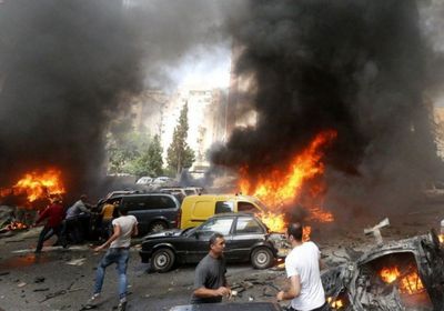 اللقطات الأولى للتفجير الإرهابي في ساحة الطيران ببغداد (فيديو)