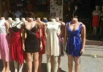 حملة حوثية لمصادرة عرائس عرض الملابس