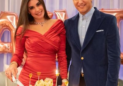 ياسمين صبري بصحبة زوجها أحمد أبو هشيمة في أحدث ظهور