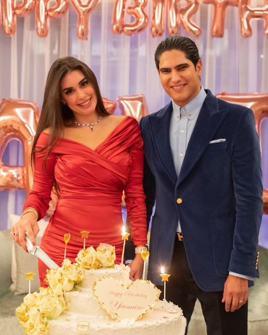 ياسمين صبري بصحبة زوجها أحمد أبو هشيمة في أحدث ظهور