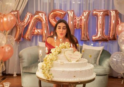 ياسمين صبري تنشر صور جديدة من احتفالها بعيد ميلادها