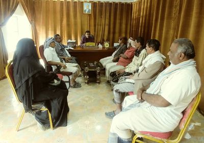 انتقالي القطن يبحث مسارات تحسين الخدمات بالمديرية