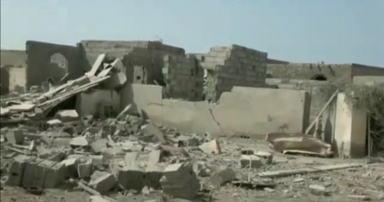 تدمير 5 منازل في القصف الحوثي على الحوك (فيديو)