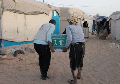 "سلمان للإغاثة" يعلن توزيع 69 طن أغذية في الجوف