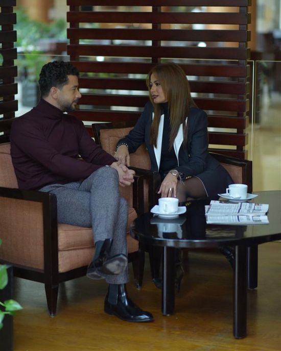 داليا مصطفى بصحبة زوجها شريف سلامة في ظهور جديد