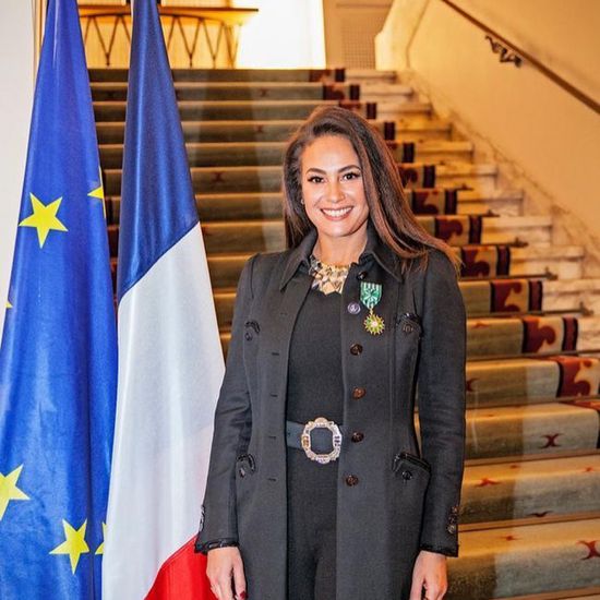 هند صبري تحصل على وسام الفنون والآداب الفرنسي بدرجة ضابط