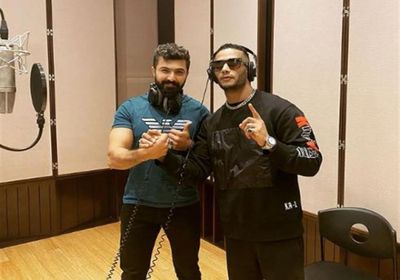 كواليس دويتو محمد رمضان مع المطرب العراقي سيف نبيل