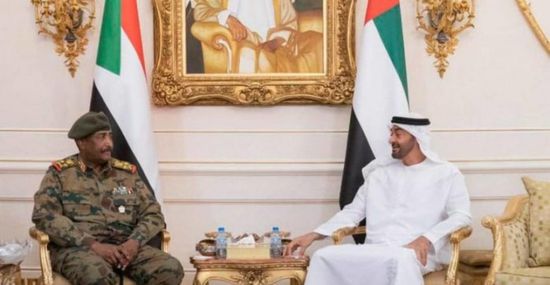 رئيس السيادة السوداني يبحث مع ولي عهد أبوظبي العلاقات الثنائية بين البلدين