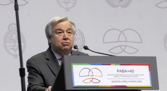 غوتيريش يشدد على ضرورة إعادة العالم للمسار الصحيح