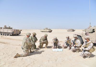  انطلاق تمرين "الاتحاد الحديدي 14" بين القوات البرية الإماراتية والجيش الأمريكي