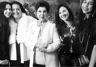 دنيا سميرة غانم تهنئ ابنة رجاء الجداوي بعيد ميلادها