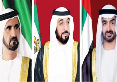 رئيس الإمارات وبن راشد وبن زايد يعزون رئيس زيمبابوي في وفاة شقيقته