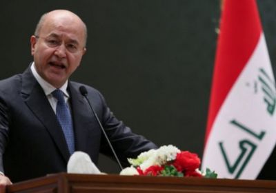  الرئيس العراقي: يجب استمرار التنسيق مع فرنسا في مجال محاربة الإرهاب