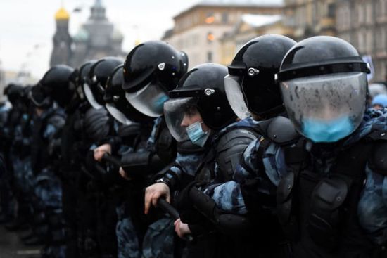  الشرطة الروسية تعتقل محتجين موالين للمعارض نافالني